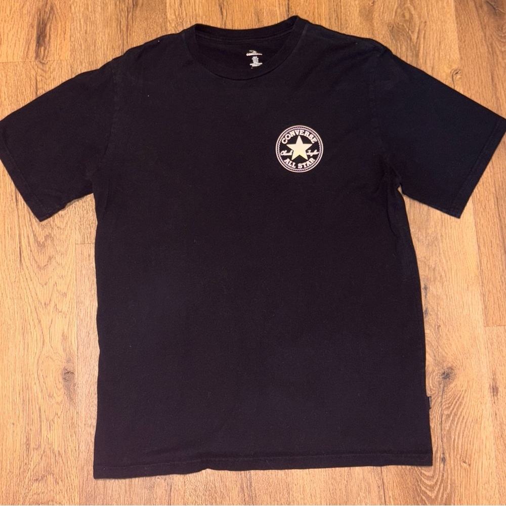 Converse Men's Black Tee with Logo